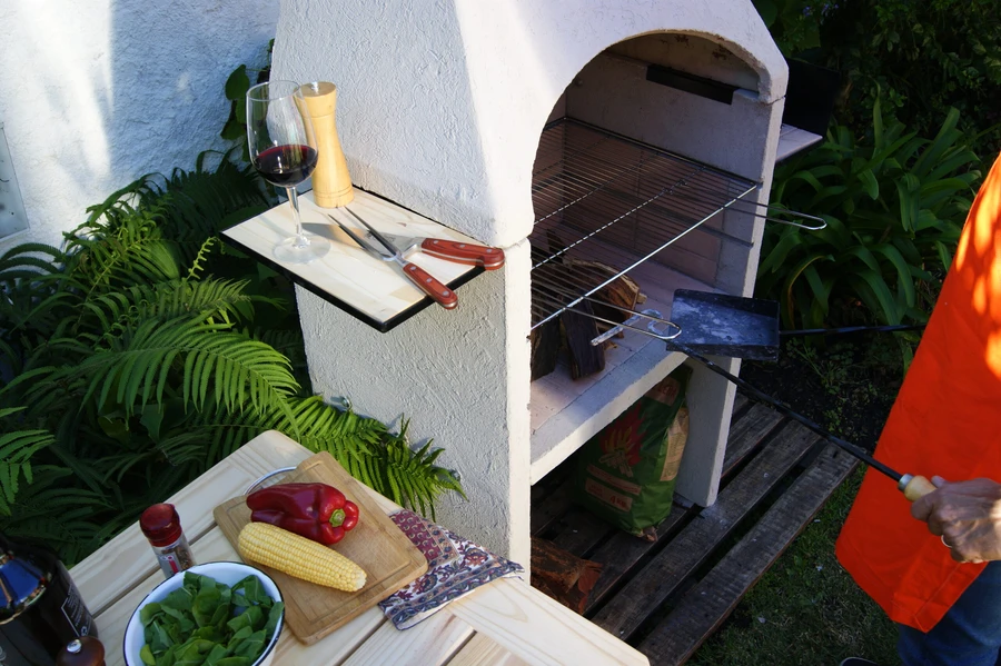 FOGÓN CAMPANA HERRAJE CROMADO - mini 3